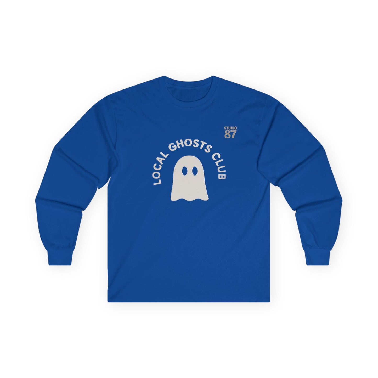 Local Ghosts Club Long Sleeve Tee - Unisex Halloween Shirt