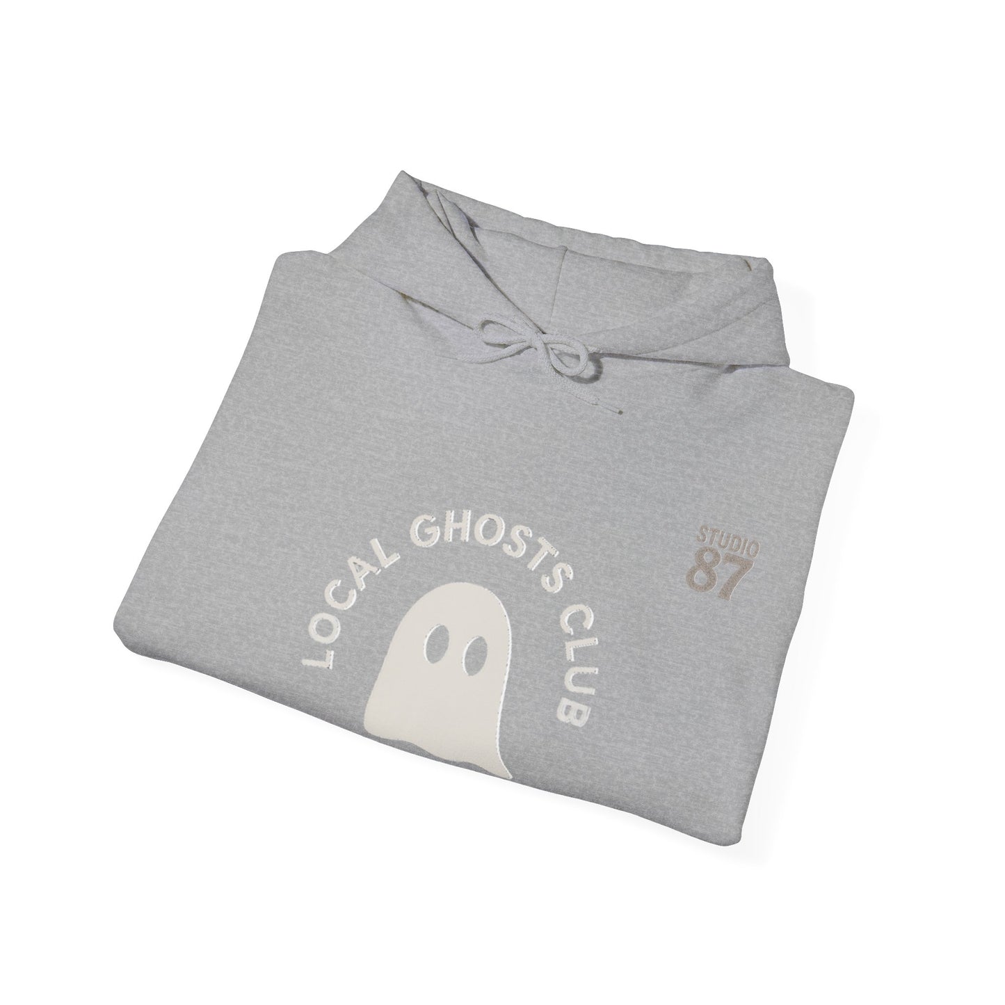 Local Ghosts Club Unisex Hoodie - Spooky Halloween Sweatshirt