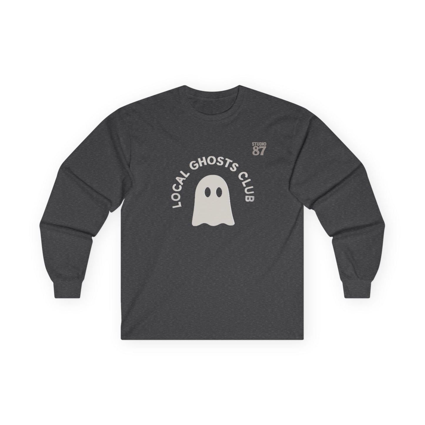 Local Ghosts Club Long Sleeve Tee - Unisex Halloween Shirt