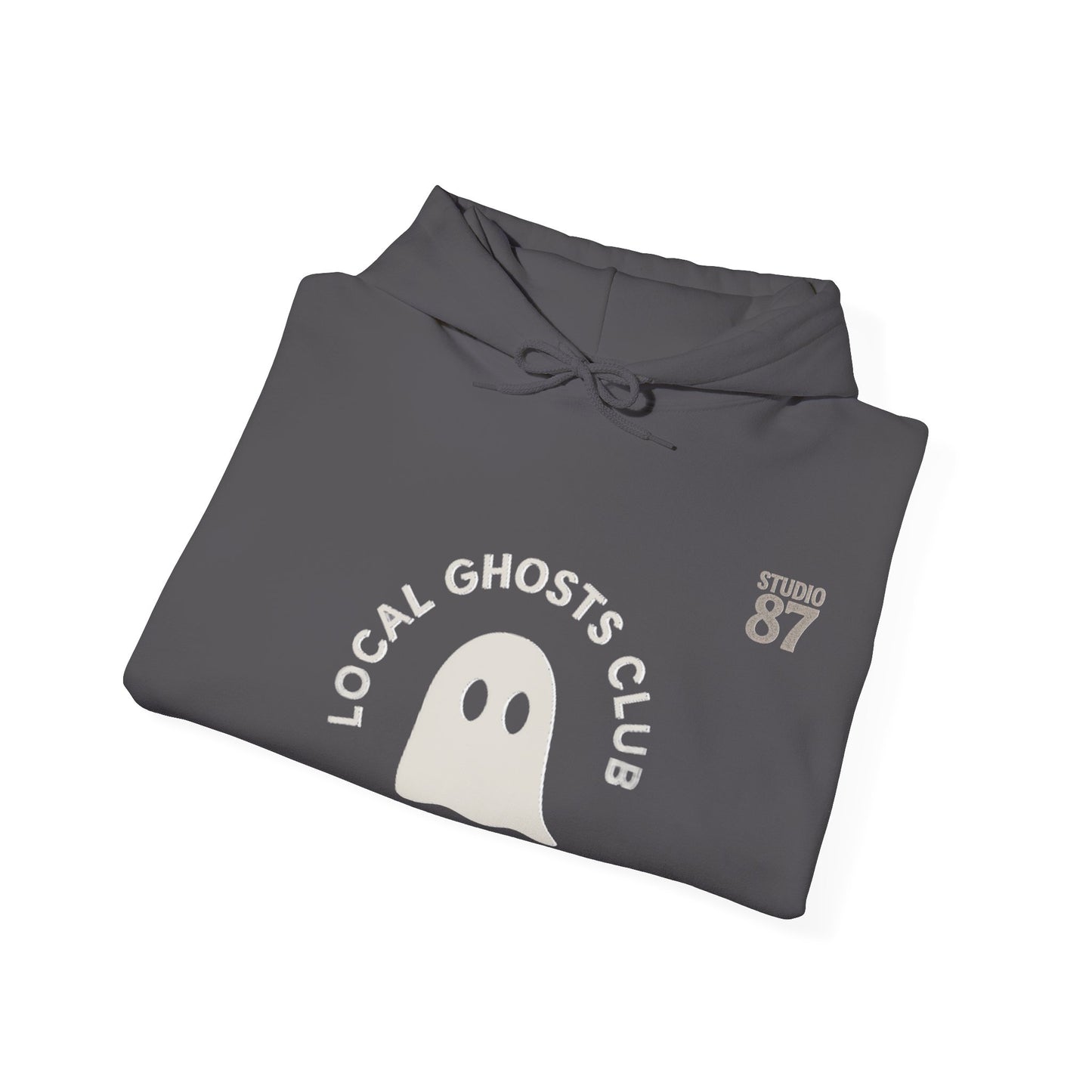 Local Ghosts Club Unisex Hoodie - Spooky Halloween Sweatshirt