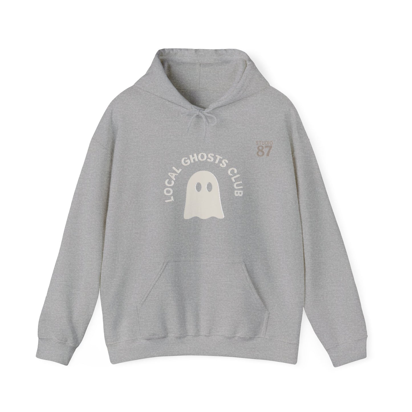 Local Ghosts Club Unisex Hoodie - Spooky Halloween Sweatshirt
