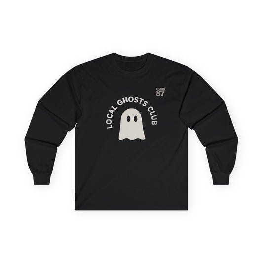 Local Ghosts Club Long Sleeve Tee - Unisex Halloween Shirt
