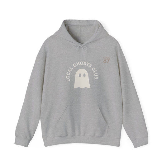 Local Ghosts Club Unisex Hoodie - Spooky Halloween Sweatshirt